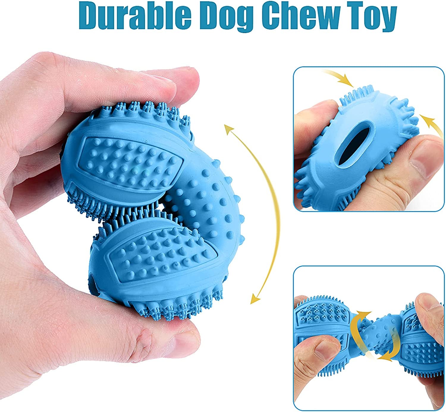Ultimate Durable Dog Chew Toys 3-Pack - Perfect for Aggressive Chewers!
