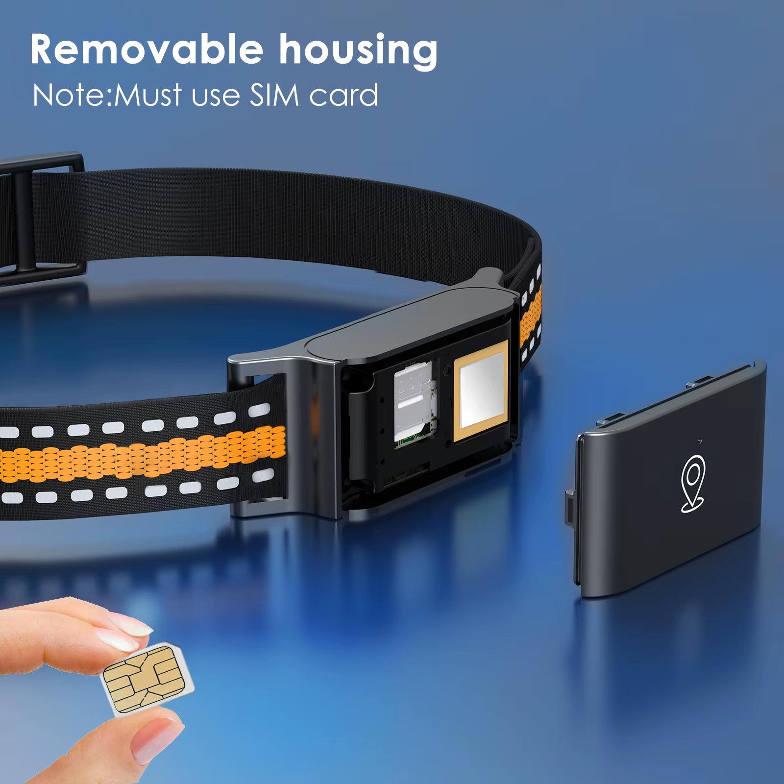 IP67 Waterproof Mini 4G GPS Animal Tracker Collar Anti-Lost Real Time Tracking Dog Cat Locator Pet Dog Cat Fashion Neck Collar