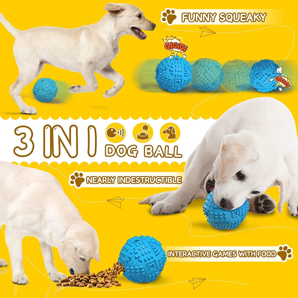 Ultimate Interactive Treat Dispensing Dog Toy for Heavy Chewers - Large, Eco-Friendly Green Design